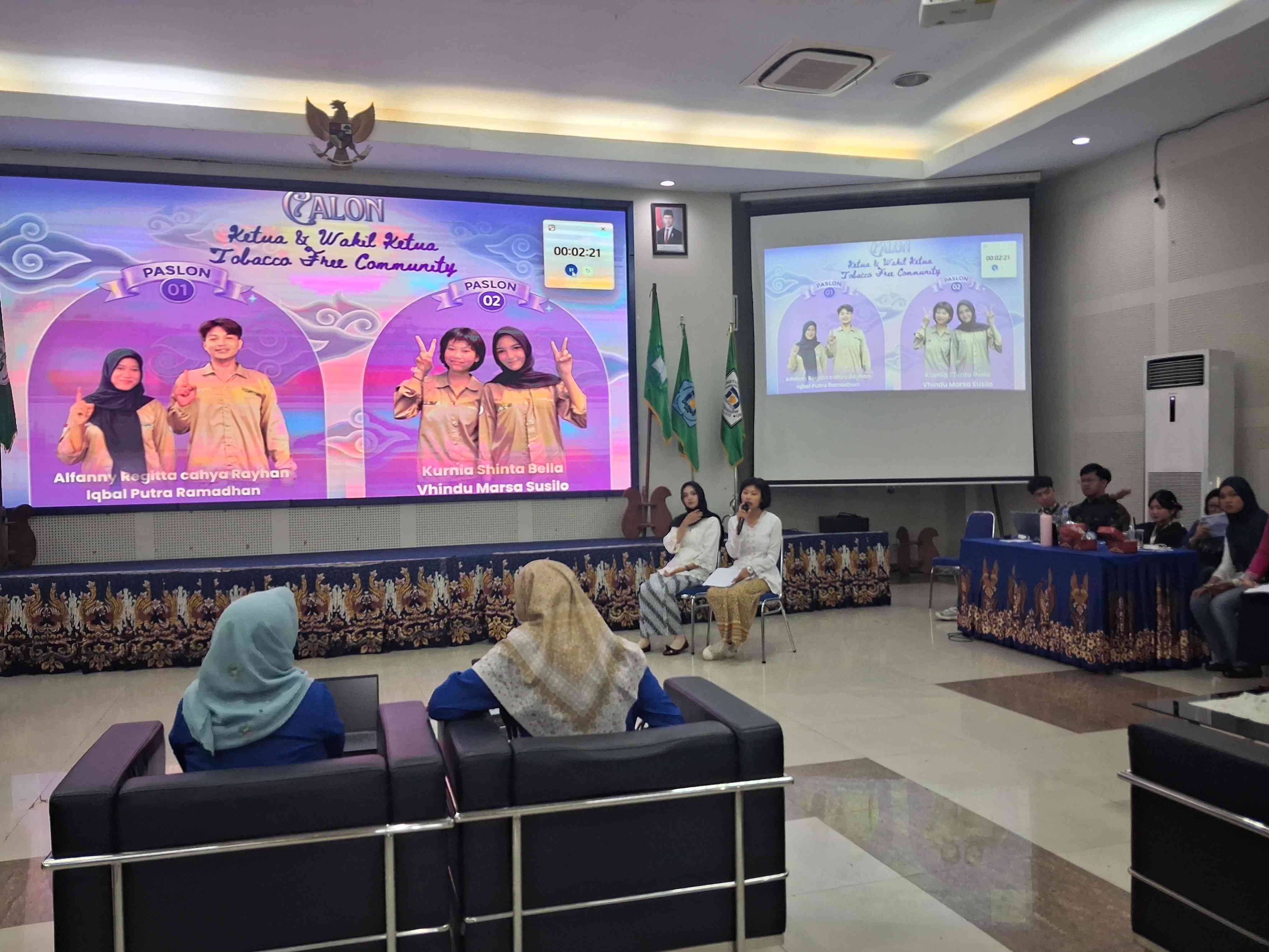 Presentasi dan Sesi debat kandidat calon ketua dan wakil ketua TFC Day 1